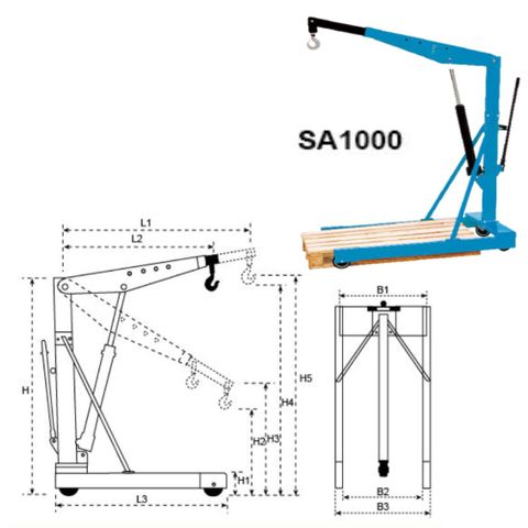 Euro Style Shop Crane SA Series