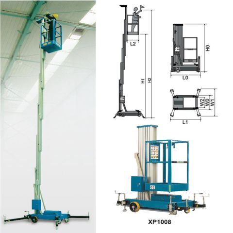 Single Mast Aerial Work Platform XP Series