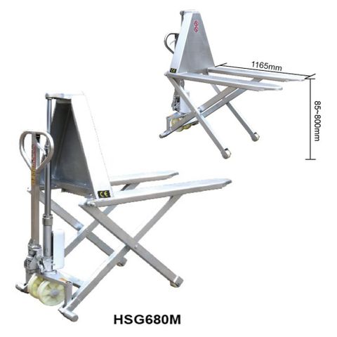 Stainless Steel High Lift Scissor Truck HSG Series