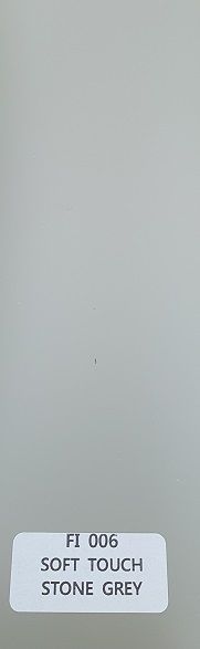 FI 006 SOFT TOUCH STONE GREY, PVC/PET DECORATIVE FILM(INTERIOR FILM)