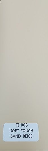 FI 008 SOFT TOUCH SAND BEIGE, PVC/PET DECORATIVE FILM(INTERIOR FILM)
