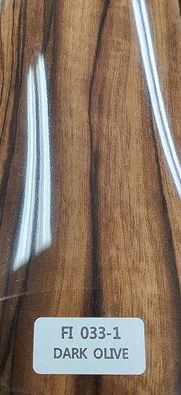 FI 033-1 DARK OLIVE PVC/PET DECORATIVE FILM(INTERIOR FILM)