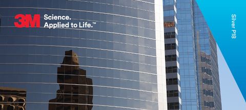 3M™ Sun Control Window Film - Silver P18 Series (Silver Reflective)