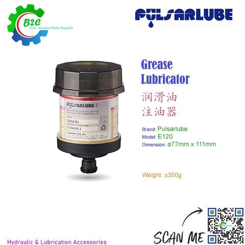 E120 Pulsarlube Smallest Grease Lubricator Machine Cost effective Reliable & Safe Self Lubricant 自动 润滑油 注油器