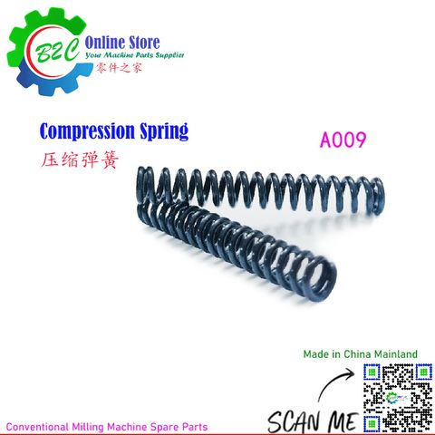 A009 Compression Spring for Milling Machine Top Housing Unit Spindle Pulley A09 A9 传统 铣床 压缩 弹簧 机床 头部 配件