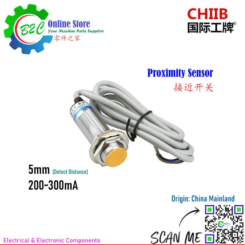 CHIIB LJ18A3-5-Z/AX LJ18A3-5-Z/AY LJ18A3-5-Z/BX LJ18A3-5-Z/BY ø18mm Proximity Sensor Switch CNC Wire Cut 沪工 集团 国际 工牌 三线 直流 行程 接近 开关