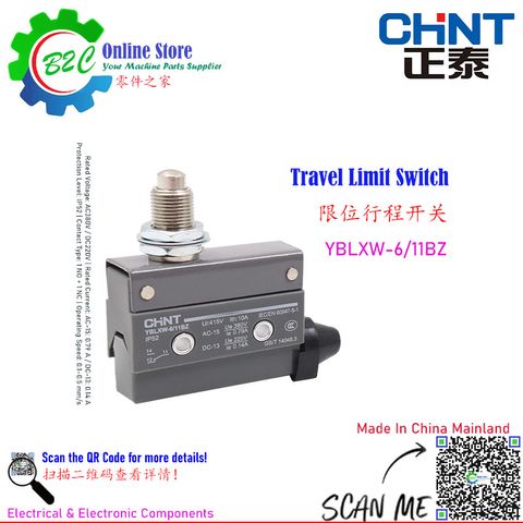 CHINT YBLXW-6/11BZ Limit Switch Travel Switches Machine CNC WEDM Lathe Milling Redial Drill Machining 正泰 行程 限位 开关 线切割