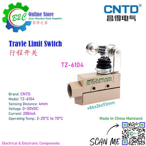 CNTD TZ-6104 Limit Switch Axis Travel Switches Machine Wire Cut Ready Stock 昌得 电气 限位 行程 开关 线切割 机台 机械 保护 现货