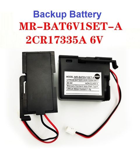 Mitsubishi Backup Battery MR-BAT6V1SET-A 三菱数控机床系统备用电池
