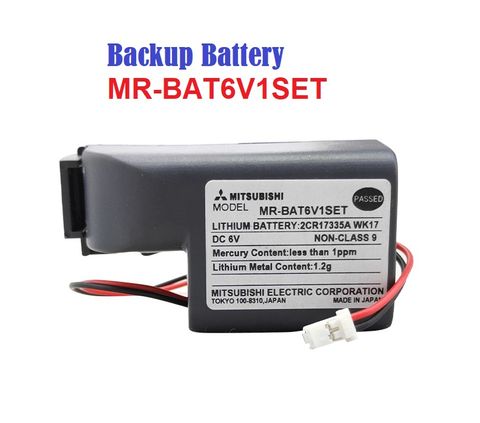 Mitsubishi Backup Battery MR-BAT6V1SET 三菱数控机床系统备用电池