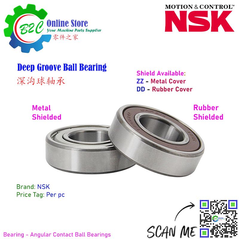 NSK 6010 6011 6012 6013 6014 6015 6016 6017 6018 6019 ZZ DD Deep Groove High Precision Quality and Precise Ball Bearings 深沟球 轴承 高速 精准 耐用