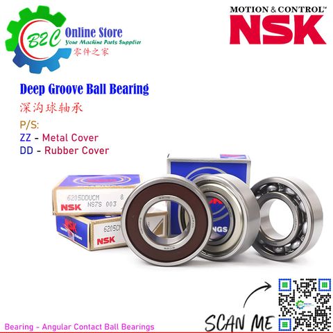 NSK 6308DDU 6309DDU 6308ZZ 6309ZZ 6308DD 6309DD Deep Groove Bearing 深沟球 轴承 高速 精准 耐用 日本 精工 株式会社