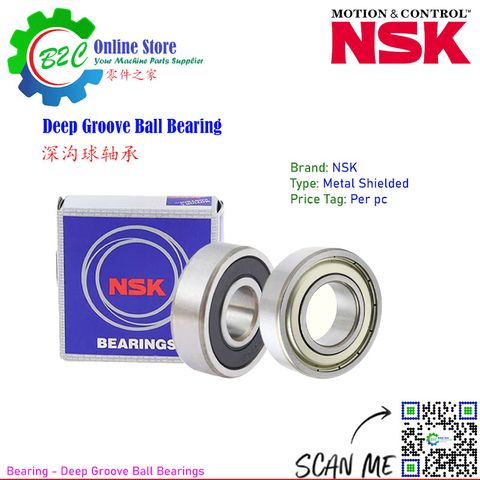 NSK 6805DD 6806DD 6807DD 6808DD 6809D 6805ZZ 6806ZZ 6807ZZ 6808ZZ 6809ZZ Deep Groove High Precision Quality and Precise Ball Bearings 深沟球 轴承 高速 精准 耐用 深沟球轴承