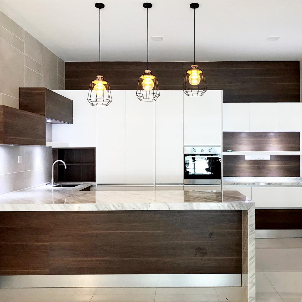 Sleek Linear Kitchen Design