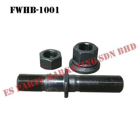 FUWA Trailer RR Hub Bolt C/W Nut FWHB-1001