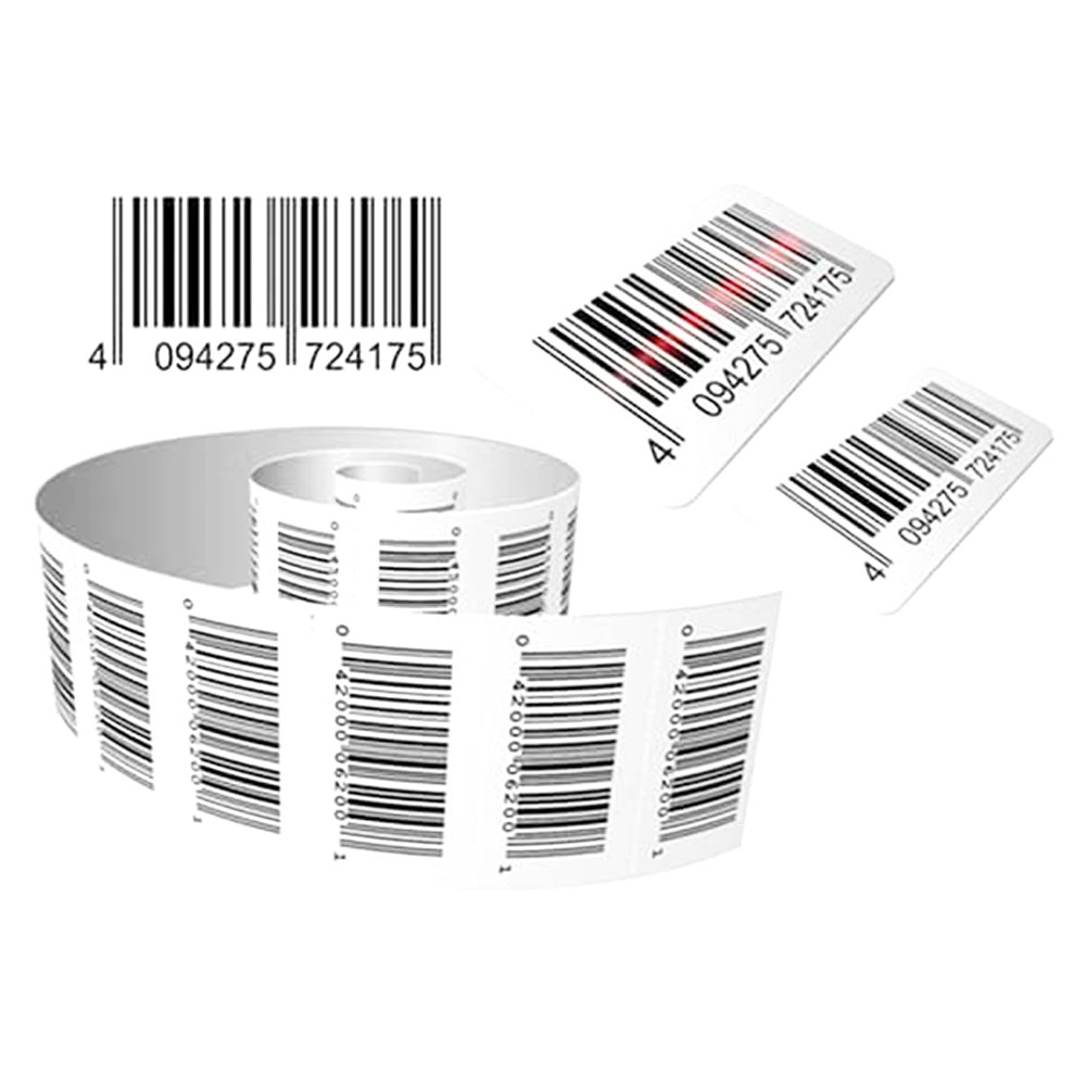 Blank And Pre-Printed Bar Code Sticker