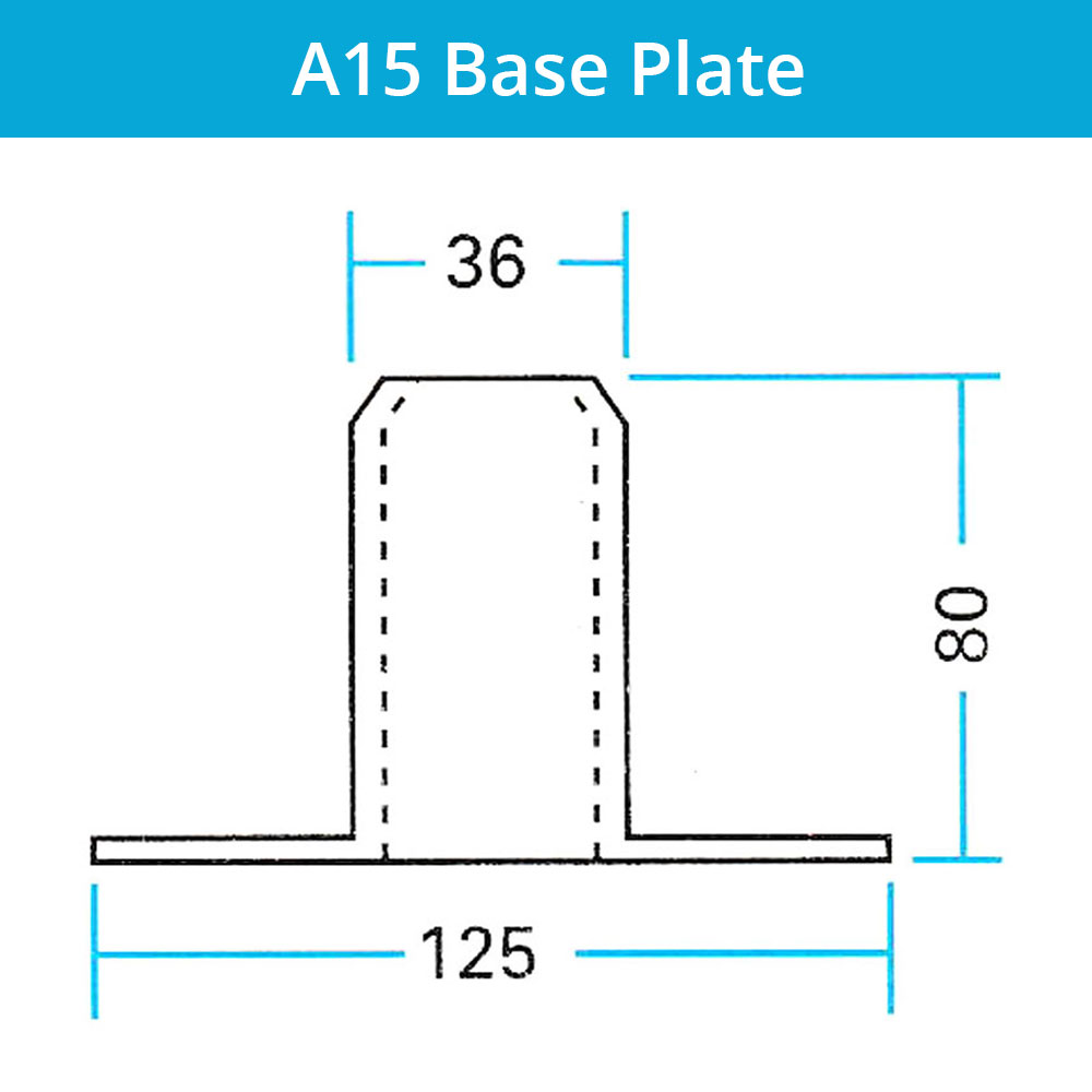 A15 Scaffolding Base Plate