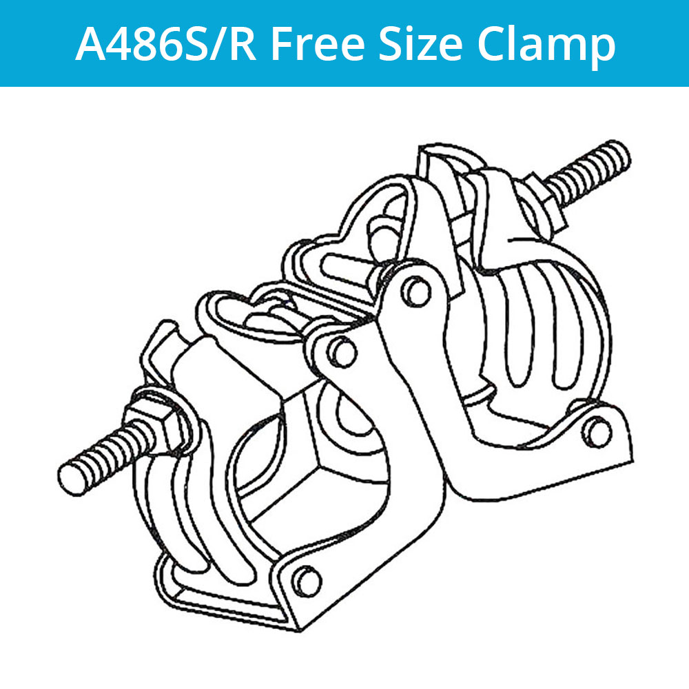 A486S/R Scaffolding Free Size Clamp