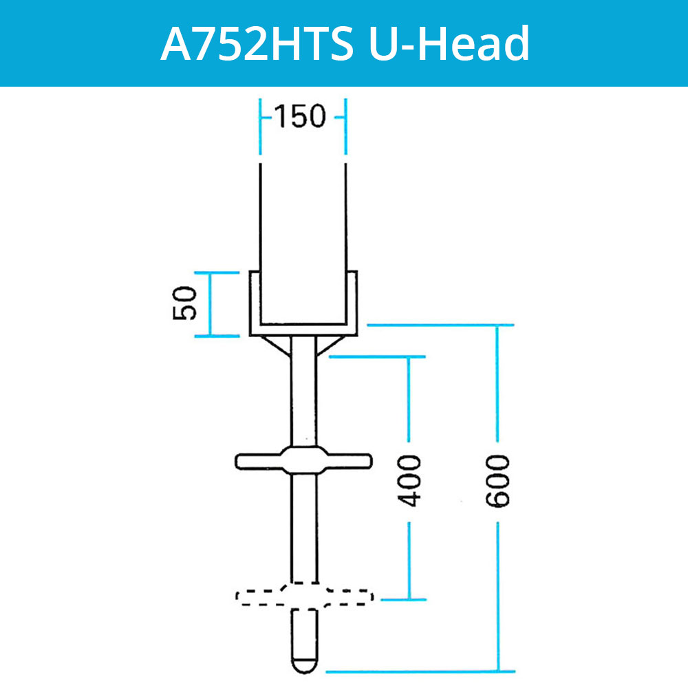 A752HTS Scaffolding U-Head