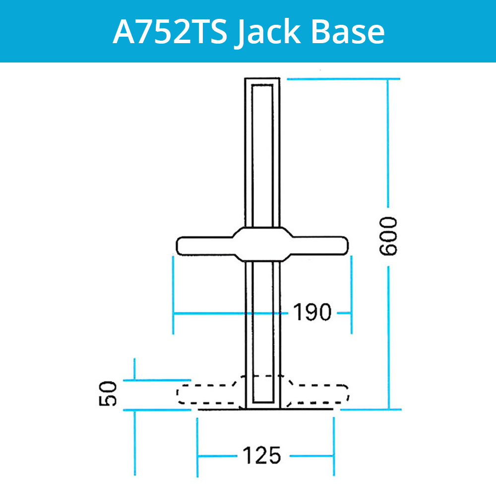 A752TS Scaffolding Jack Base