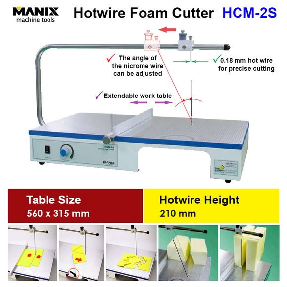 MANIX HCM-2S Hotwire Foam Cutter