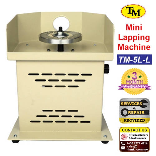 TM Mini Lapping Machine with Diamond Lapping Wheel TM-5L-L