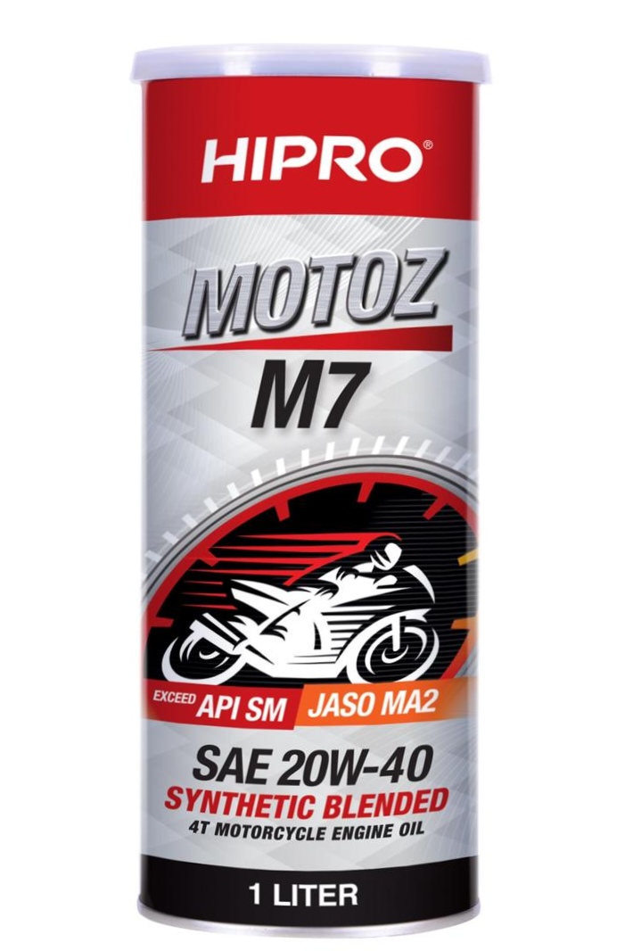 HIPRO MOTOZ M7 SAE 20W-40 API SN JASO MA2