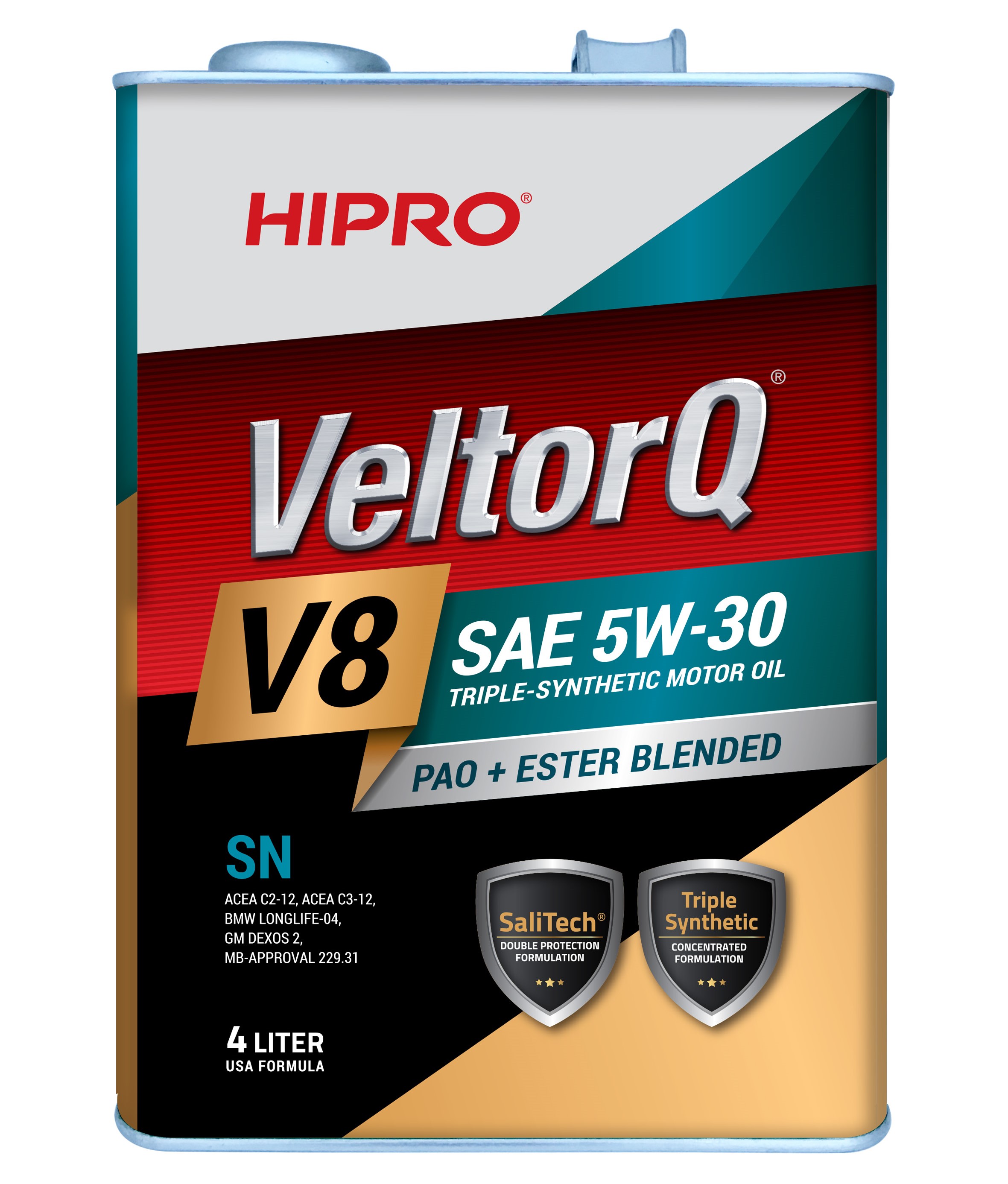 HIPRO VeltorQ Gold Series V8 SAE 5W-30 API SN/CF