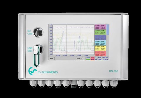 CS INSTRUMENTS Intelligent chart recorder DS 500 for compressed air and gases