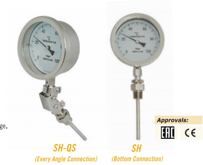 NEW FLOW Filled Type Thermometers