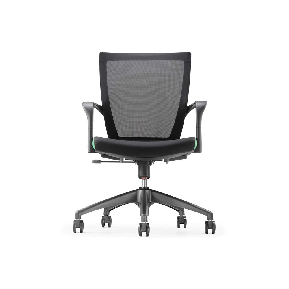 Low Back Fixed Armrest Fabric Office Chair (Model: MAXIM MX8112N-20A69)