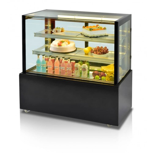 Square Refrigerated Display Case (Back Door)
