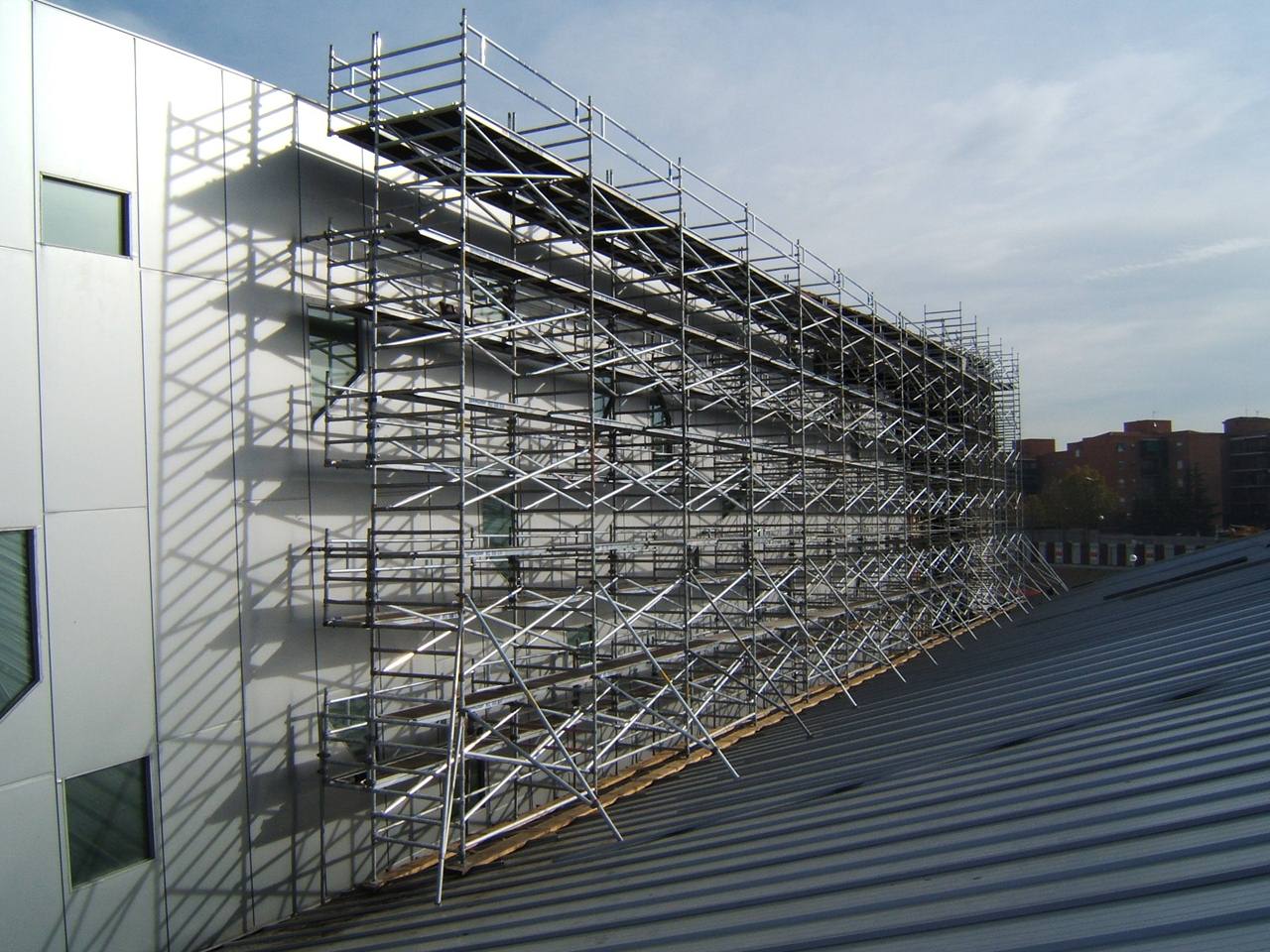 ALUFASE Aluminium Scaffolding Facade Wall