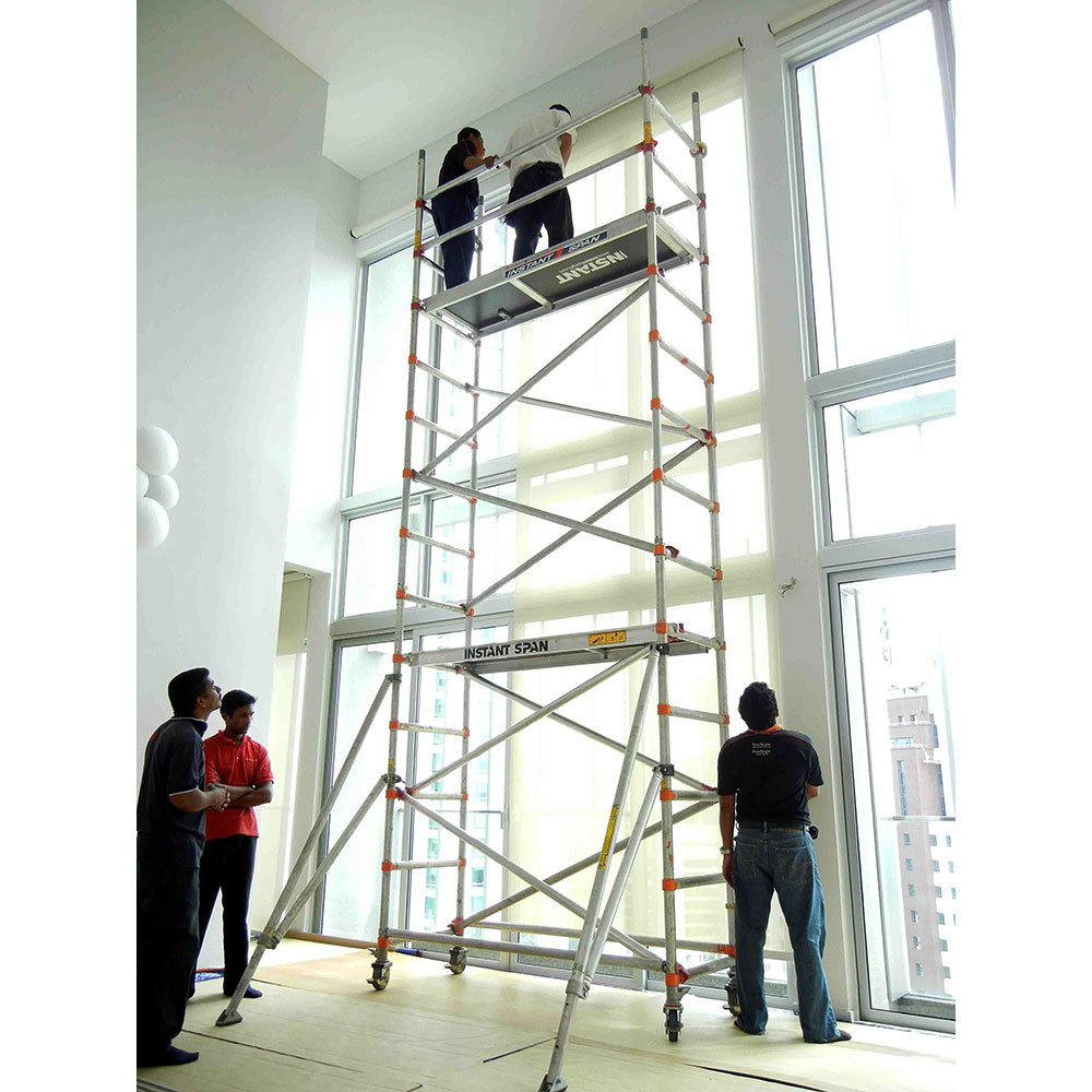 ALUFASE Aluminium Scaffolding Single Width (0.75m) High Mobile Tower