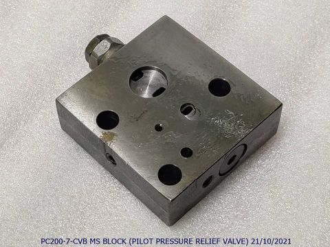 PC200-7 BLOCK for pilot pressure