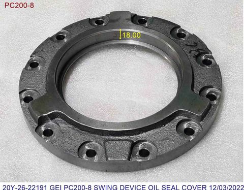 Swing Device Oil Seal Cover