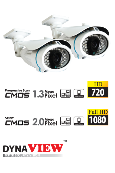DynaView CCTV Camera 1.3 / 2.0MP IP IR Camera