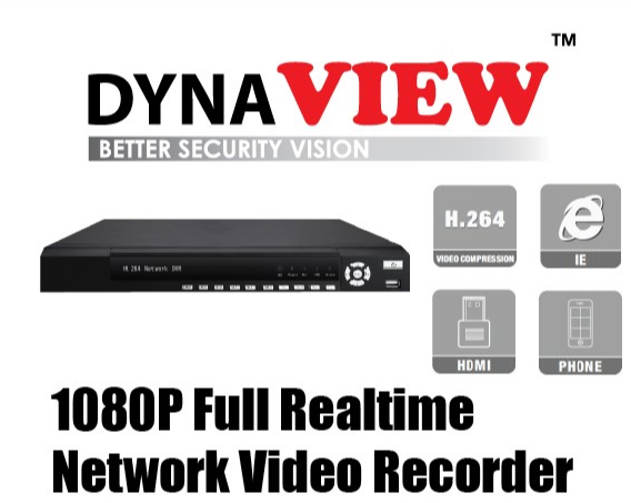Dynaview Network Video Recorder 8/16/25/32 Channel NVR