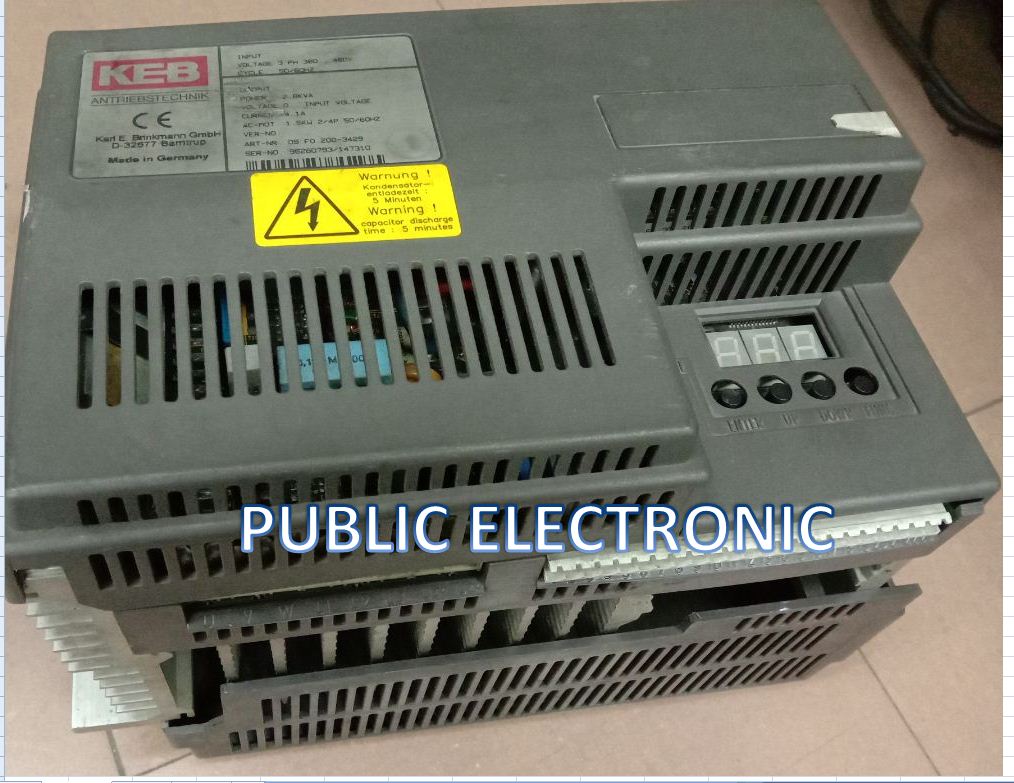 KEB FREQUENCY INVERTER, REPAIR AND SERVICES, TYPE : 10.F0.200-3429