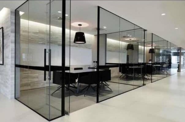 Tempered Glass Partition for Office