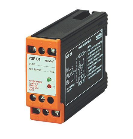 Minilec Phase Failure Relay VSPD1