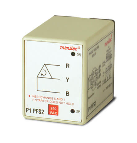 Minilec Phase Sequence Relay P1PFS2