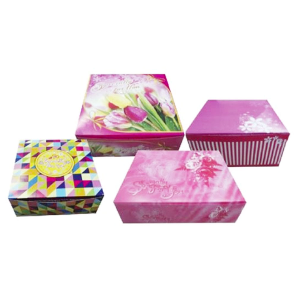 Folding Cake Box (Generic Print)