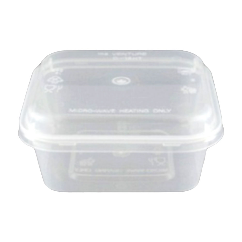 T-SQ350 (350ml) Square Container With Lid