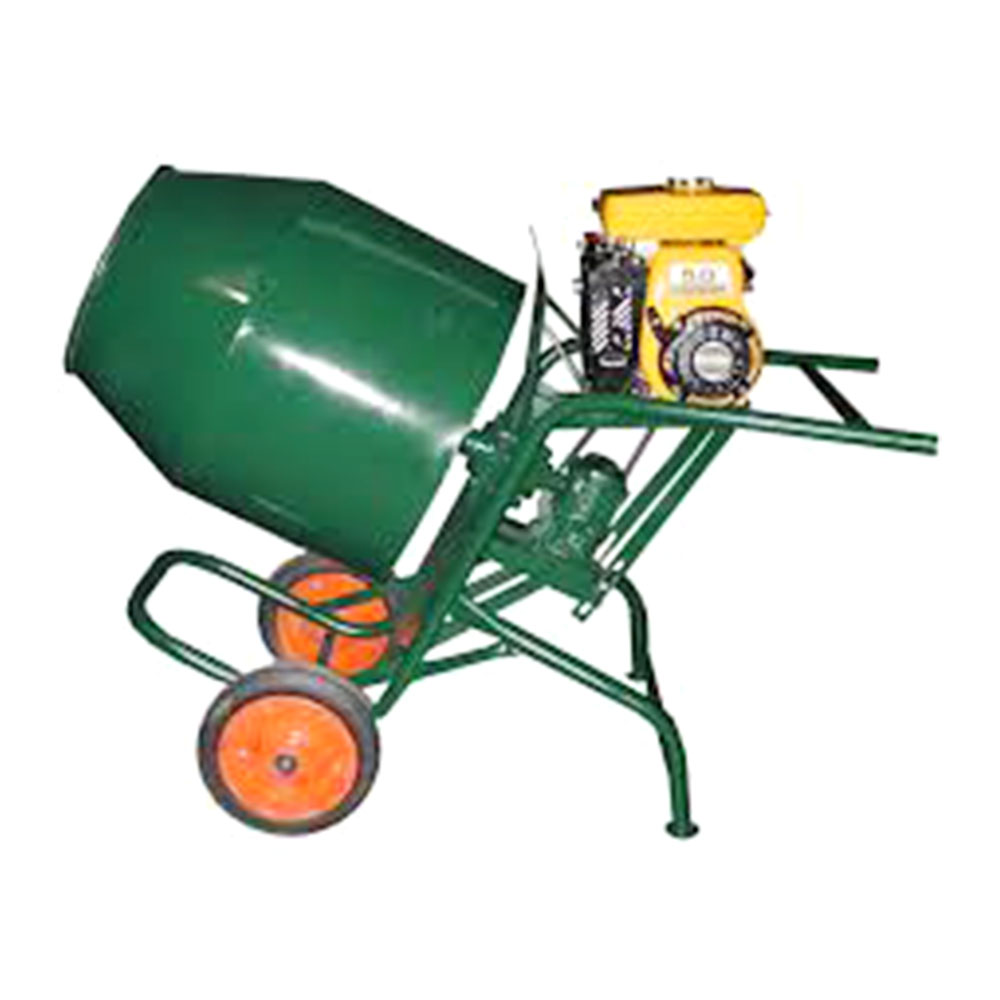 Mini Concrete Mixer Powered By Petrol Engine