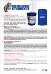 MACHTBEFUGNIS LUBRICANT Hydraulic Oil