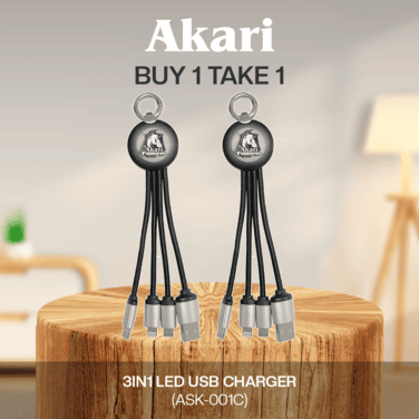 Akari ASK-001 3-in-1 LED USB Charger