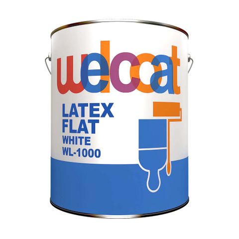 Welcoat Flat Latex White Paint