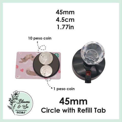 Custom Circle Tab Stamp