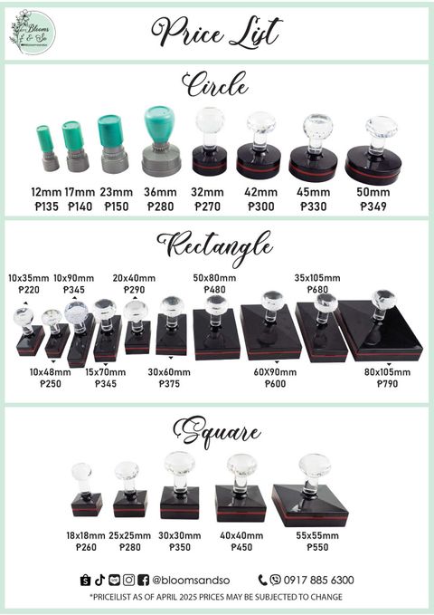 Custom White Gold Stamp